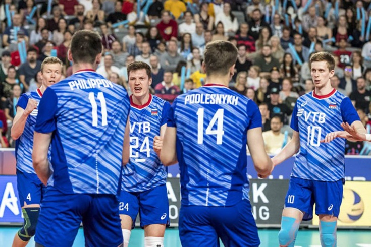 Волейбольная сборная России стала третьей в основном этапе Лиги наций