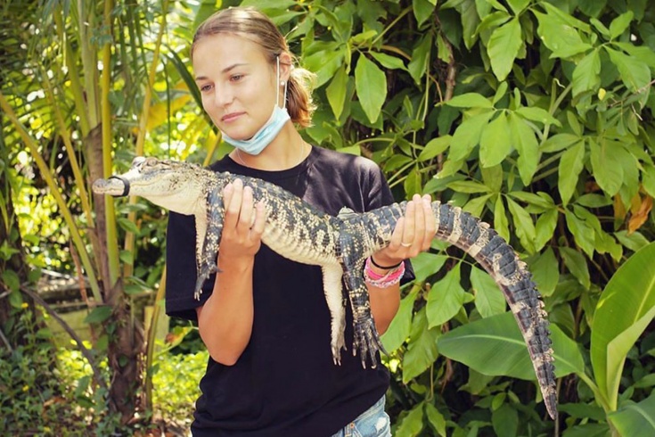 Кирьос с новой подругой, крокодил на руках у Калинской и ретрофото Курниковой