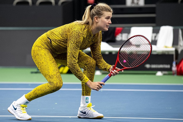 Теннисная красотка Эжени Бушар перезапускает свою карьеру в Праге