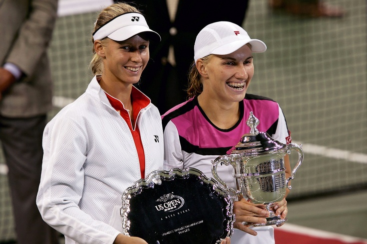 Светлана Кузнецова и Елена Дементьева в русском финале US Open-2004, фото, видео