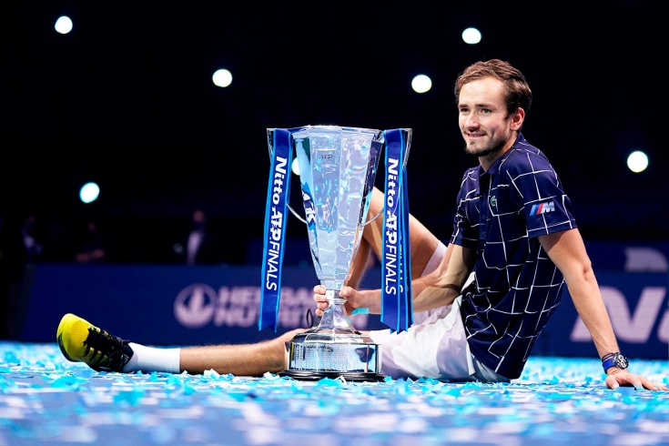 Итоговый турнир ATP, Даниил Медведев – чемпион! Он победил Доминика Тима и заработал 120 млн рублей